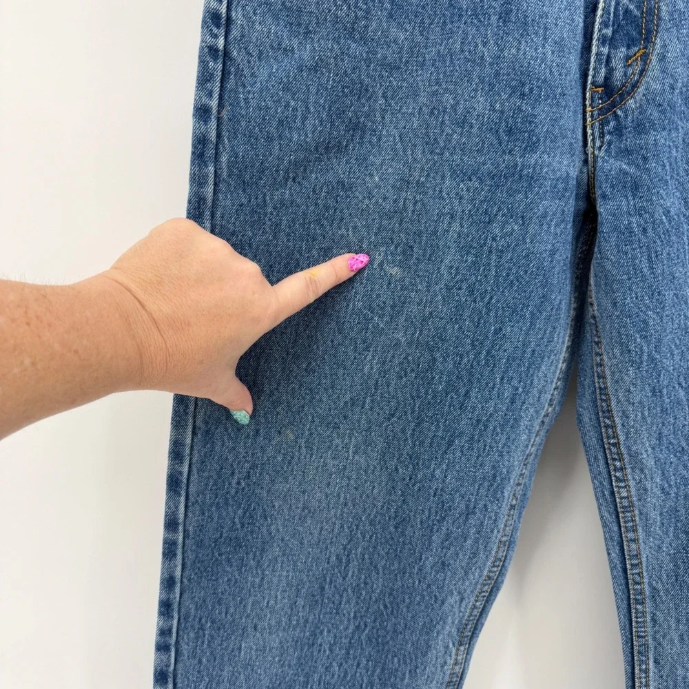 Levis 550 Relaxed Fit Tapered Leg Jeans Medium Wash Blue 32x30 00550-4891